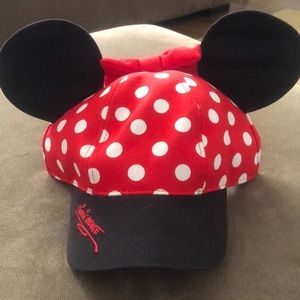 Minnie Mouse Baseball Cap - Adult Size